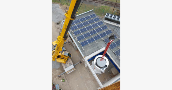 Installing the third electrode boiler in Chrudim
